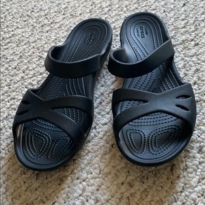 Women’s Croc Sandals 9 Black